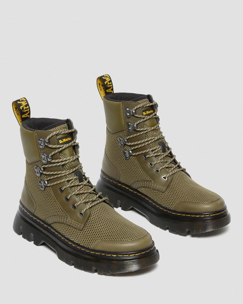 Dr Martens Tarik Neus Guard Utility Enkellaars Heren Olijfgroen | NL 353BEX